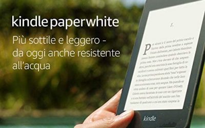Kindle Paperwhite, resistente all’acqua, schermo ad alta risoluzione da 6″,…