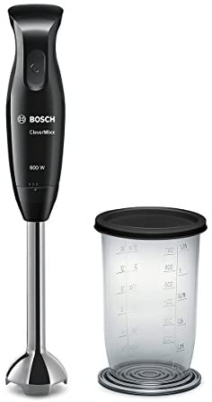 Bosch MSM2610B Mixer a Immersione, 600 W, Acciaio Inox, Nero Bosch MSM2610B Mixer a Immersione, 600 W, Acciaio Inox, Nero