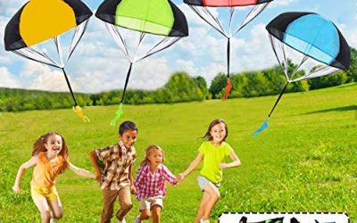 Flyfun 8pcs Giocattolo Paracadute, Mano Lancio Paracadute, Paracadute per…