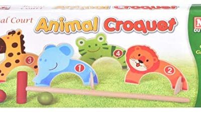 KT M.Y Giochi all’aperto – Croquet Animal – Giochi per Bambini all’aperto
