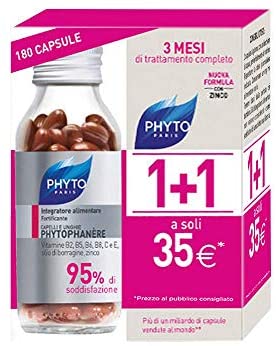 Phyto Phytophanere Integratore Alimentare Naturale Fortificante per Capelli… Phyto Phytophanere Integratore Alimentare Naturale Fortificante per Capelli...