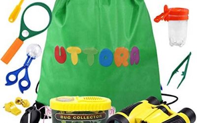 UTTORA binocolo Bambini, 22 in 1 Giocattoli per Avventurose Esplorazioni,…