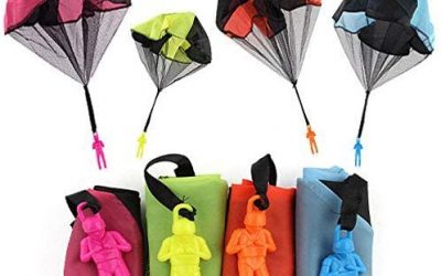 XUNKE Giocattoli Paracadute, Paracadute per Bambini Set, Lancio del…