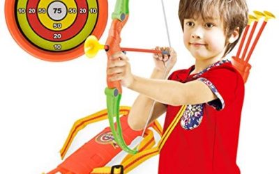 TOYANDONA Giocattolo con Arco E Frecce Set di Tiro con L’Arco Bersaglio…
