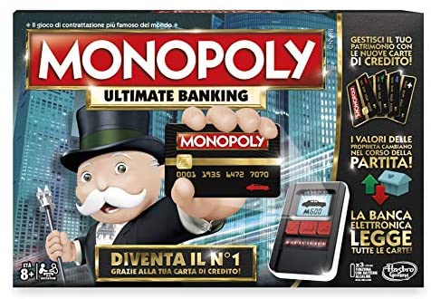 Hasbro Gaming Monopoly Ultimate Banking - Giocco da tavolo, La banca...