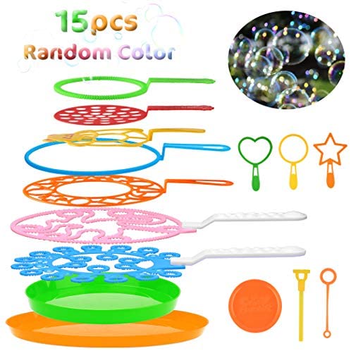 Joyibay Bolle di Sapone, 15PCS Bacchetta A Bolle Impostato Creativo Joyibay Bolle di Sapone, 15PCS Bacchetta A Bolle Impostato Creativo di...
