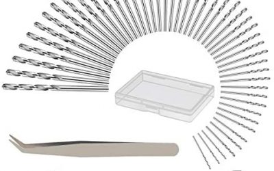 KAKOO 51 Pcs Pin Vise Set trapano a mano con punte Micro Twist per utensili…
