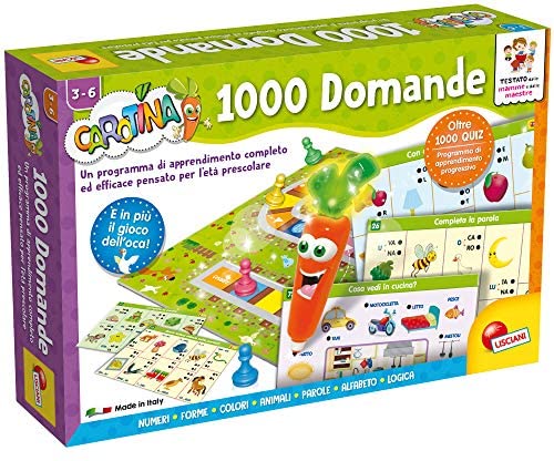 Lisciani Giochi LSI Carotina Penna Parl.1000 Domand 49363, Multicolore,...