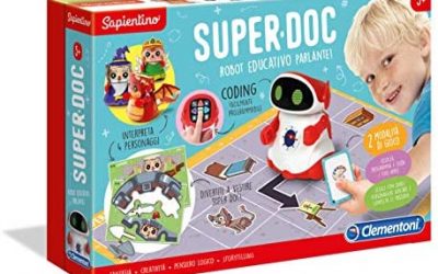 Clementoni- Sapientino-SuperDoc, Robot educativo per Bambini (Versione…