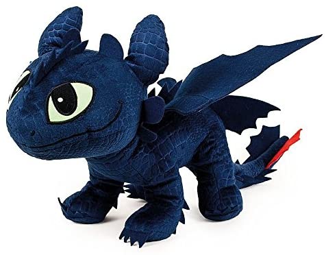 Dragons - Peluche drago Sdentato Toothless 40x12x32 cm