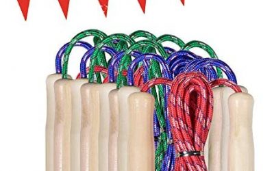 Partituki Pack di 20 Corde per Saltare. Corde per Saltare con Manico in…