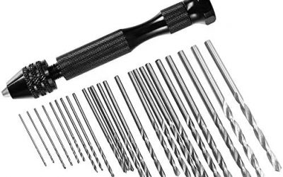 Finegood 25Â pz pin Vise Hand drill bit, 24Â pz micro mini Twist drill bit…