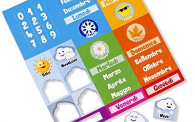 Pezzi Magnetici in Italiano per Il Mio Calendario aeioubaby | Calendario…