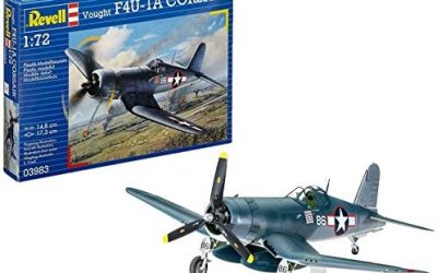 Revell- Vought F4U-1D Corsair Modellino, Scala 1:72, Multicolore, 03983