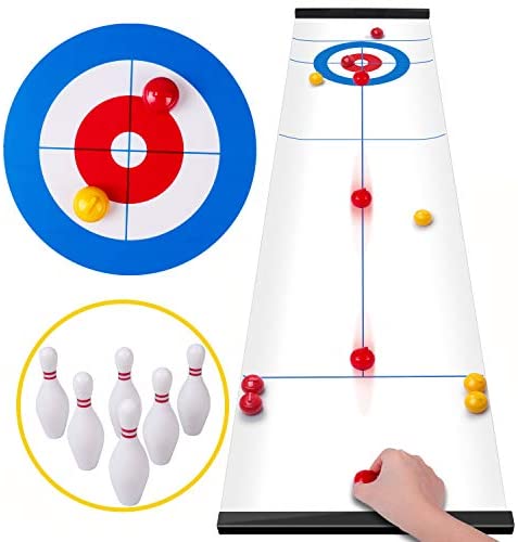 Rolimate curling game giochi per famiglie shuffleboard per bambini e adulti...