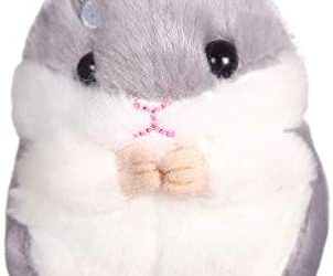 TOYANDONA Portachiavi in criceto peluche, portachiavi carino per la…