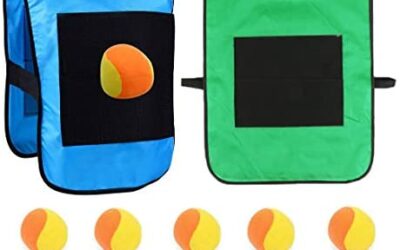 2 Pezzi Gilet da Bambino Appiccicoso, Set di Giochi per Bambini Dodge Ball,…