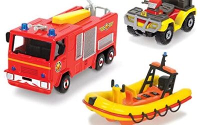 Dickie Toys 203099629401 – Pompiere Sam dreiteiliges Veicolo Set