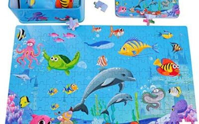 rolimate Puzzle di Legno per Bambini, Puzzle di Animali Che imparano…