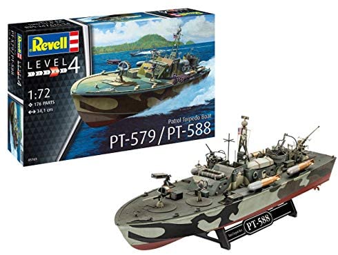 Revell- Patrol Torpedo Boat PT-588/PT-579 Kit di Modelli in plastica,...