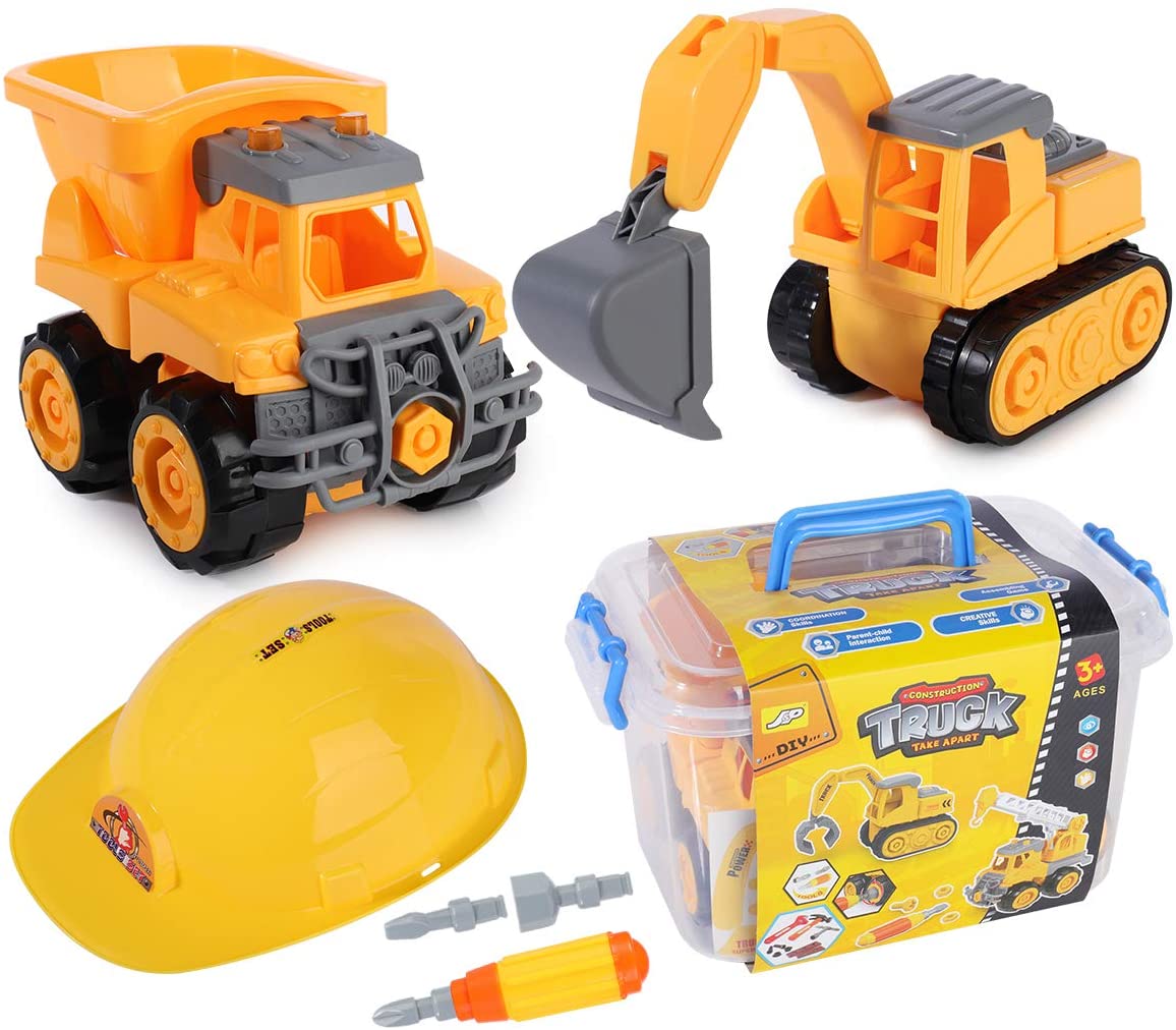 SHANNA Veicoli da Cantiere DIY, Veicoli Giocattolo per Bambini, Camion… SHANNA Veicoli da Cantiere DIY, Veicoli Giocattolo per Bambini, Camion...