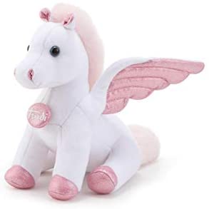 Trudi- Pegasus Peluche, Colore Bianco, 18034