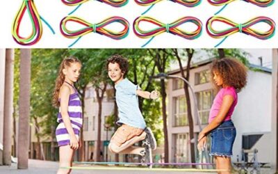 10 Pezzi Corda Saltare Cinese Corda Elastica Colorata Corda Saltare Fitness…