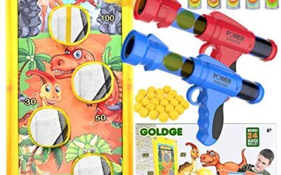 GOLDGE Gioco di Bersaglio di Tiro, 37 Pezzi Blaster Giocattolo Set con 2…