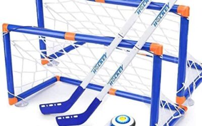 Wuudi Hover Set da Hockey, Hovering Hockey Game con 2 Goals e Pallone da…