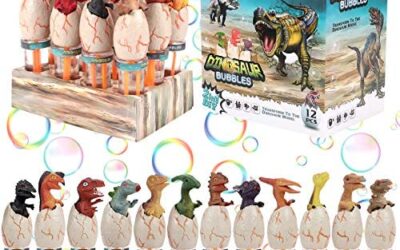 Tacobear 12pezzi Dinosauro Bolle di Sapone Bacchetta per Bolle Bubble Maker…