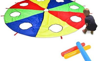 Waazi Paracadute Arcobaleno Paracadute 6 Piedi, Gioco di Paracadute Gioco…