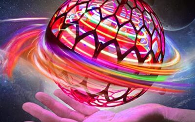 Palla volante, palla a sfera con drone a LED per bambini, aereo, boomerang,…